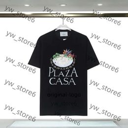 Casa blanca t shirts new style mens casablanc t shirts designer casablanc t-shirt causal breathable tees letter printing clothes 55d5