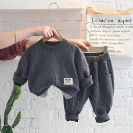 Clothing Sets Fashion Toddler Baby Boys Girl Fall Clothes Set Kids Sports Bear Sweatshirt Pants 2Pcs Suits Outfits