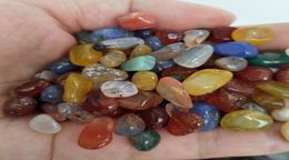 200g Natural Genuine Tumbled Gemstone Multi Colour Fancy Jasper India Agate Rondelle Colourful Rock Mineral Agate for chakra healing6994892