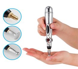 Electronic Acupuncture Pen Pain Relief Therapy Pen Safe Meridian Energy Heal Massage Body Head Neck Leg Health Massageadores 3831446