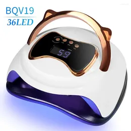 Nail Dryers 36LEDs Dryer UV LED Lamp Powerful For Curing Gel Polish With Motion Sensing Manicure Pedicure Salon Tool