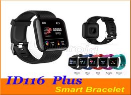 Fitness Tracker ID116 116 PLUS Smart Bracelet with Heart Rate Smart Watchband Blood Pressure Wristband PK ID115 PLUS 116 PLUS F0 c4843618