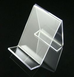 50pcs lot acrylic cell phone mobile phone display stand shelf holder rack new arrival8549697