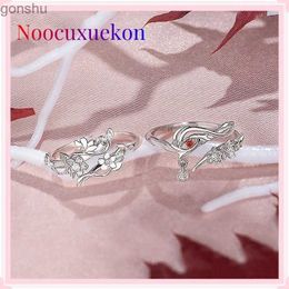 Couple Rings Tianguan Cifu Ring Heavenly Official Blessing Huacheng Xielian Adjustable Neutral WX64696