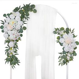 Decorative Flowers Artificial Flower Wedding Arch Door Frieze Decoration Bohemian Large Pendant Ceremony Christmas Floral Decor