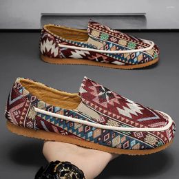 Casual Shoes 2024 Summer Printing Pattern Loafers For Men Fashion Causal Flats Sports Walking Sneakers Zapatillas Hombre