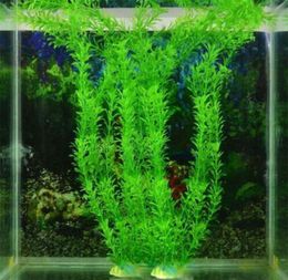 37CM artificial underwater plants aquarium fish tank decoration green purple water grass viewing decorations3598546