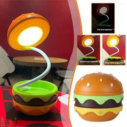 Table Lamps ABS Bedside Night Light High Quality Eye Protection USB Rechargeable With Pencil Sharpener Mini Desk Lamp