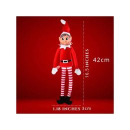 Miniatures New Christmas Elf Behaving Badly Plush Toy | Elfette Novelty Long Bendy Naughty Girl Christmas Doll 16.5 Inches