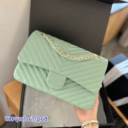 V-Stitch Flap Women Designer Bag Crossbody Bag Gold Silver Hardware Luxury Handbag Leather Trend Coin Purse Adjustable Chain Shoulder B Ldmq