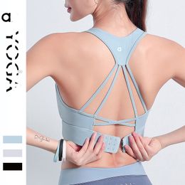 Gym Clothes Women Underwears Yoga Bra Tank Tops Light Support Sports Bra Fitness Lingerie Breathable Workout Brassiere Vest Breathable Body Shaping