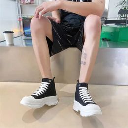 Casual Shoes Thick Bottom Increase Height Festival Boots Moccasin Mens Sneakers Sport Topanky Goods Shors