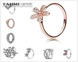 FAHMI 100925 Sterling Silver Winter Christmas Ring Original Ms Wedding Fashion Jewelry 4343550
