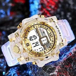 Wristwatches Men's LED Digital Watches Luminous Fashion Sport Waterproof For Man Date Army Military Clock Relogio Masculino