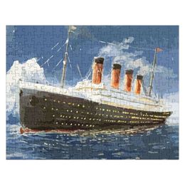 The most ship of all times Titanic. Jigsaw Puzzle Diorama Accessories Personalised Gift Married 240428