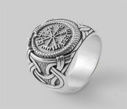 Viking Mens Silver Colour 316L Stainless Steel Ring Celtics Nordic Amulet Jewellery Rings for Men Women4463494