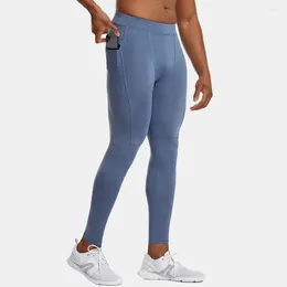 Men's Pants Men Athletic Leggings Sweatpants Quick Dry Tights Fitness Running Compression Sport Breathable Jogging Yoga Training