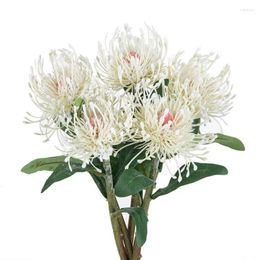 Decorative Flowers 1pc Artificial Silk Single Headed Claw Chrysanthemum ForChristmas Garland Vase Diy Home Wedding Decoration S