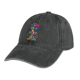 Berets Day Of The Dead: Dante Coco Dog Cowboy Hat Golf Beach Wild Ball Snap Back Luxury Woman Men's