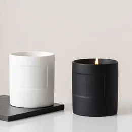 Candle Holders Nordic Simple Ceramic Cup Modern Empty Home Desktop Decoration Holder Ornaments