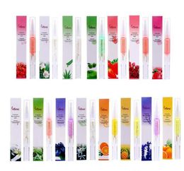 Nail Nutrition Oil Pen Nail Treatment Cuticle Revitalizer Oil Prevent Agnail Nail Gel Polish Nourish Skin oil 15 styles DHL Fr7053664