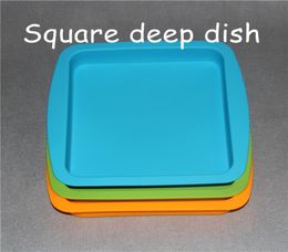 88inch Deep Dish square Pan 85quot friendly Non Stick Silicone Containers Concentrate Oil BHO silicone trays silicone deep tra8063808