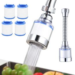 ﾰ Universal 360 Sink Filter Faucet Faucet Removes الفلوريد الكلور المعادن الثقيلة الماء العسر للمطبخ المنزلي الحمام