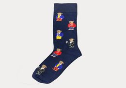 Sock with Bear print Fashion Cartoon Cute Socks Harajuku Unisex Stretch cotton socks with Web Ankle Sock Hipster Skatebord Ankle F1282490