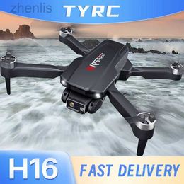Drones Mini RC Drone HD Camera H16 Wifi Fpv Photography Brushless Foldable Four Helicopter Professional Drone Childrens Toy 14Y+ d240509