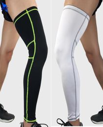 1 Pair Lengthen Cycling Legwarmers Basketball Leg Sleeve Knee Pads Elastic Football Shin Guard Leggings Protective Sports Safety9809836