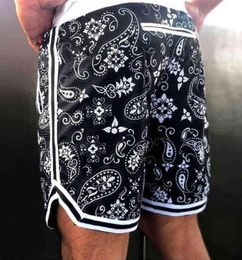 Men Bandana Paisley Shorts Print Vintage Casual Sports Pants Hip Hop 70s Fashion Harajuku Streetwear Shorts African Digital SS18 W6479081