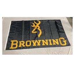 Browning Flag 150x90cm 3x5ft Printing Polyester Club Team Sports Indoor With 2 Brass Grommets5713120