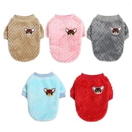 Dog Apparel 10PC/Lot Fleece Sweaters Pet Clothes For Small Dogs Coat Winter Warm Puppy Cat Sweatshirts