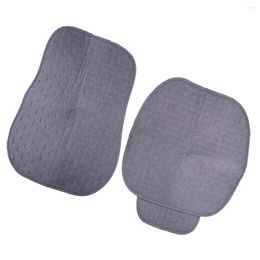 Car Seat Covers Anti-Slip Universal Grey Front Cushion Cover Protector Mat Pad Kit Accessories Breathable Mesh Fabric