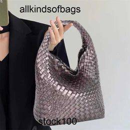 Venetabottegs Bag Advanced Handmade Jodie Woven Tote Handbag Single Shoulder 2024 Large Capacity Bag Handheld Vegetable Basket cy