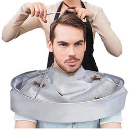 Adult Hair Cutting Umbrella Cape DIY Apron Salon Barber Home Stylists Coat Cloak Accessory 240508