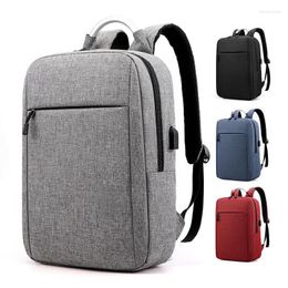 Backpack Wear-resistant Laptop USB Charging Travel Bag Mochila School Bags For Teenage Girls Boys Student Bookbag Back Pack