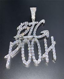 Gold Silver Colors CZ Diamond Iced Out Letter Custom Name Necklace for Women Men with 24inch Rope Chain5033571
