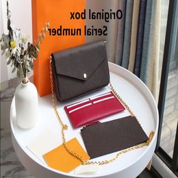 Womens handbags Shoulder Quality Leather Purses Messenger Female classic wallet With box Small Tote Wholesale luxury Crossbody Bag Xaswv