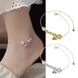 Anklets Vintage Beadeds Coin Anklet Fashion Foot Jewellery Charm Gift For Woman Beach P8C7