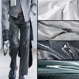 Reflective Fabric Liquid State Glossy By The Metre for Wedding Dresses Diy Skirts Sewing Silky Smooth Designer Cloth Soft Drape 240508