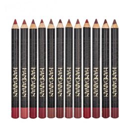 Handaiyan Matte Lip Liner Set Lipstick Pencil 12 Colours Easy to Wear Natural Longlasting Line Eyes and Lips Makeup Kit9579984