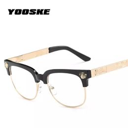 Fashion Brand Designer Clear Sunglasses Women Men Optics Prescription Spectacles Frames Vintage Plain Glass Eyewear 223K