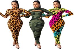 Women Shirt Dresses Leopard Print O Neck Oversize Lady Casual Streetwear Autumn Plus Size Sweatshirt New7748822