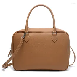 Shoulder Bags Light Luxury Style Togo Head Layer Cowhide Women Handbag Large Capacity Leather Hundred Crossbody Messenger Bag