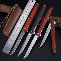 High hardness Damascus pattern God penknife outdoor knife Pocket Fruit self-defense folding jackknife portable Mini Portable Folding Knife