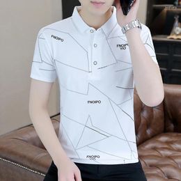 Men's Polos Summer 2024 Men Clothing Fashion Polo Shirt Breathable Luxury High Quality Business Casual Short Sleeve T-Shirt TopS