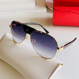 Luxury Sunglasses CT0692 Mens womens Full frame Retro Round glasses Wooden legs super light business style top quality Multi Colour mixe 2747