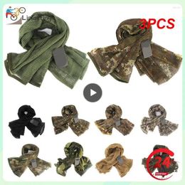 Bandanas 3PCS Sniper Face Scarf Stylish Keffiyeh Outdoor Accessories Top-rated Camo Mesh Head Wrap For Camping Military Style