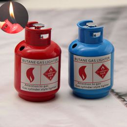 Creative Gas Unfilled Lighter New Strange Model Open Fire Cigarette Lighter Smoking Set Wholesale